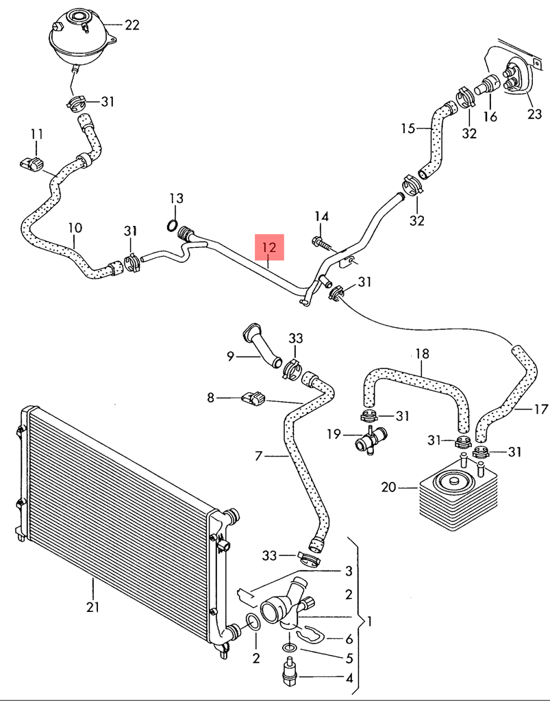 Conducto refrigerante MAPCO 28229