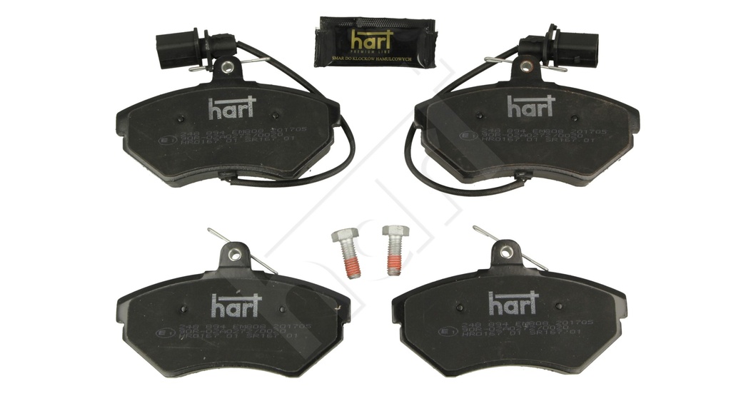 Pastillas de freno delanteras HART HR0167.01