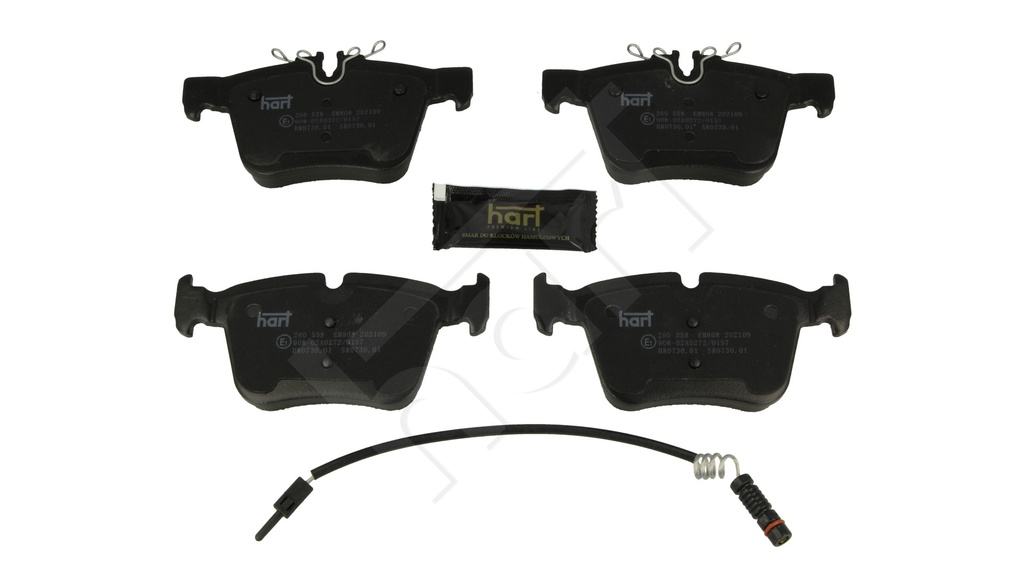 Pastillas de freno traseras HART 260 558