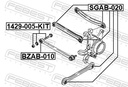 Buje de Suspensión del Brazo oscilante FEBEST SGAB-020