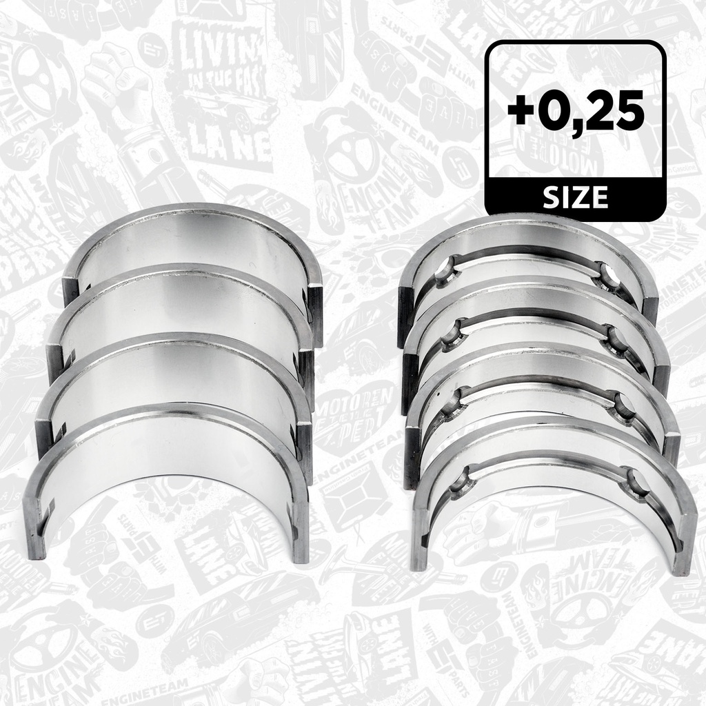 Juego de cojinetes de cigüeñal ET ENGINETEAM LH004225