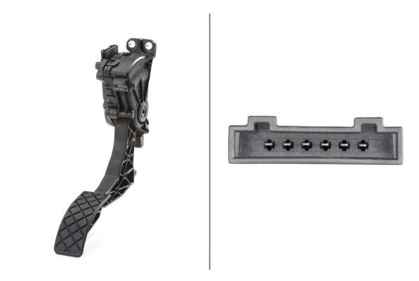 Sensor, posición del acelerador HELLA 6PV 008 496-701