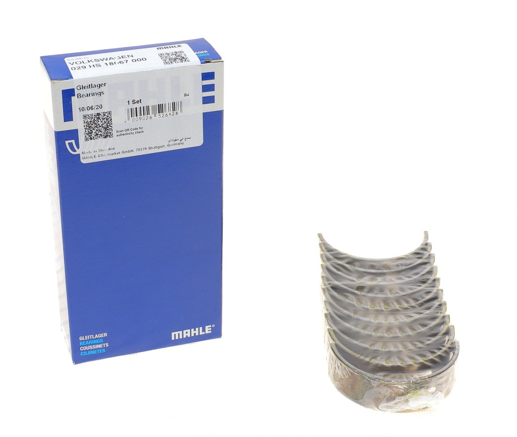 Juego de cojinetes de cigüeñal MAHLE ORIGINAL 029 HS 18067 000