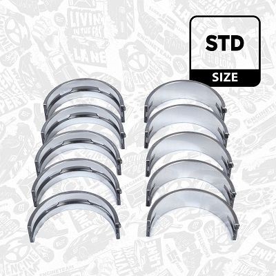 Juego de cojinetes de cigüeñal ET ENGINETEAM LH003900