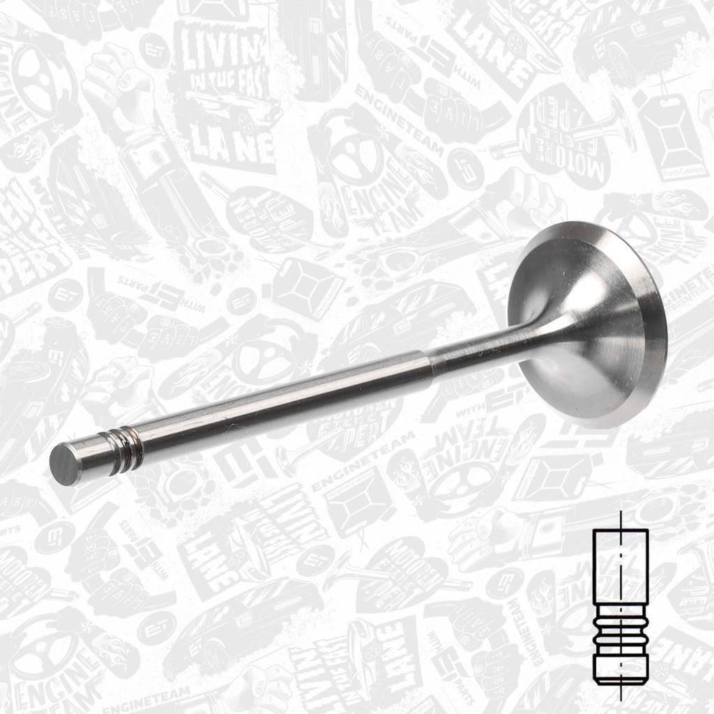 Válvula de admisión ET ENGINETEAM VI0030