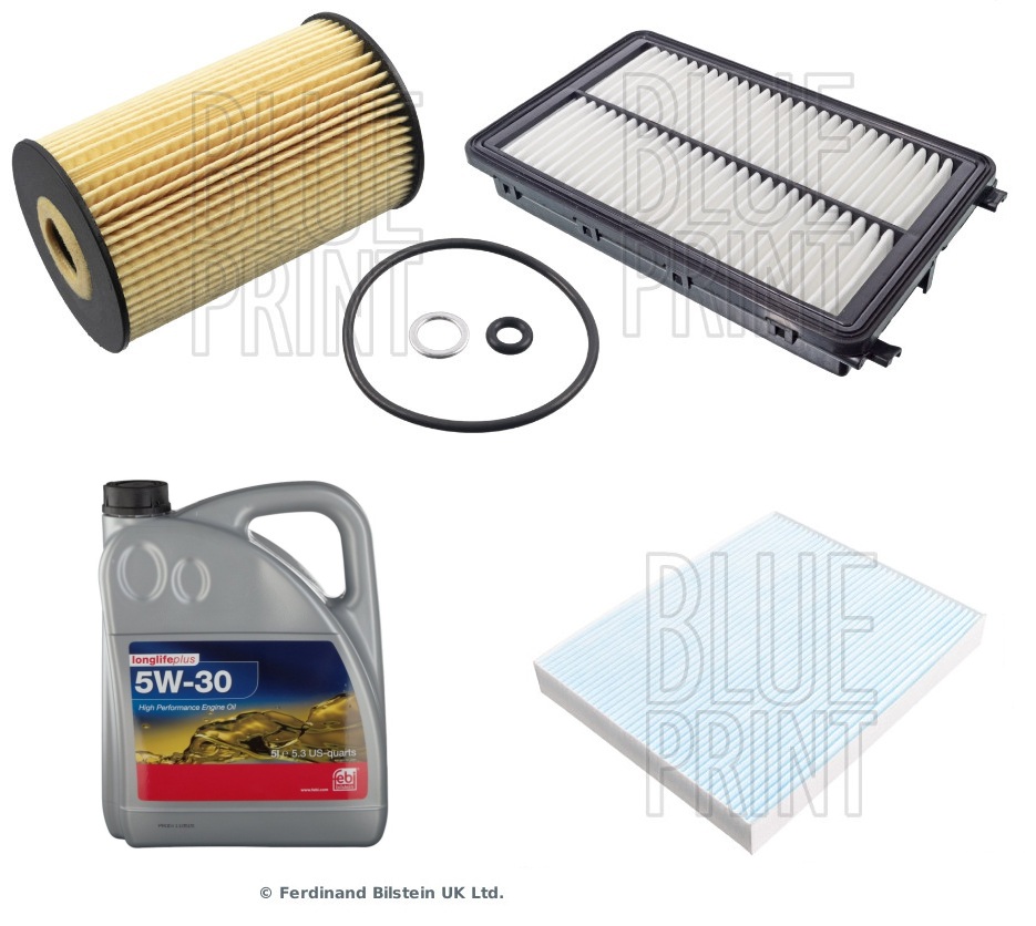 Kit de Servicio frecuente Filtros + Aceite 5W-30 HYUNDAI TUCSON (TL, TLE) 1.7 CRDi D4FD Diésel