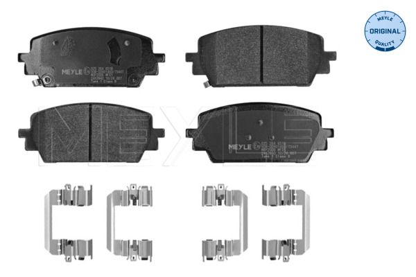 Pastillas de freno delanteras MEYLE 025 264 6518