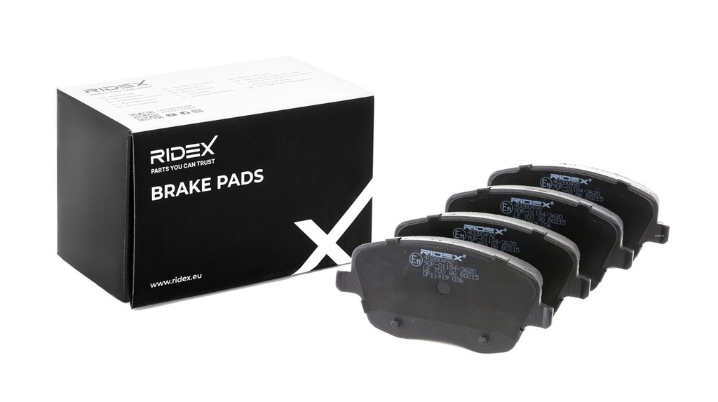 Pastillas de freno delanteras RIDEX 402B0492