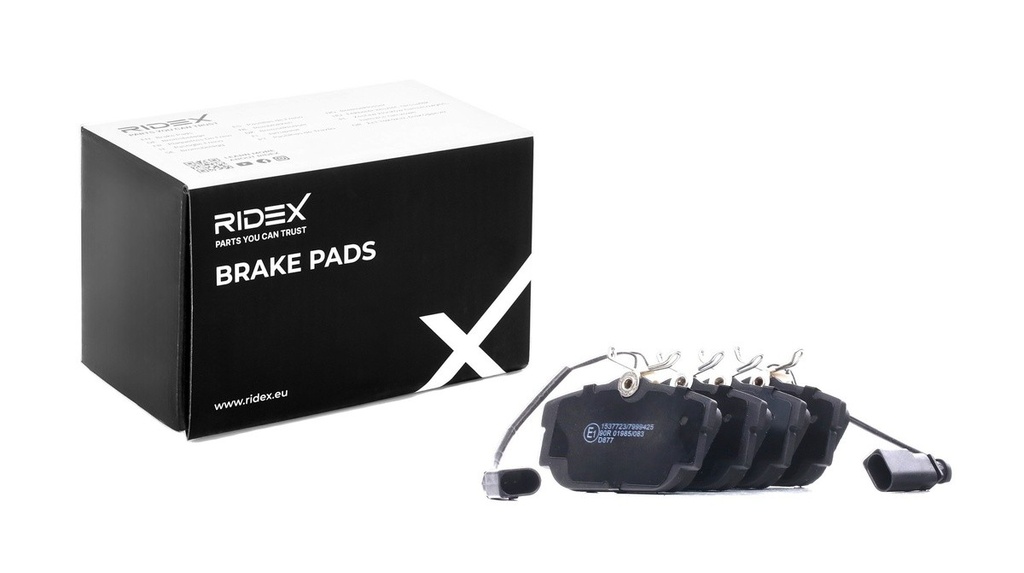 Pastillas de freno traseras RIDEX 402B0201