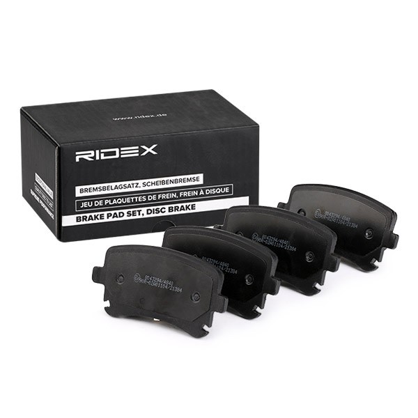 Pastillas de freno traseras RIDEX 402B0236
