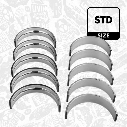 Juego de cojinetes de cigüeñal ET ENGINETEAM LH005100