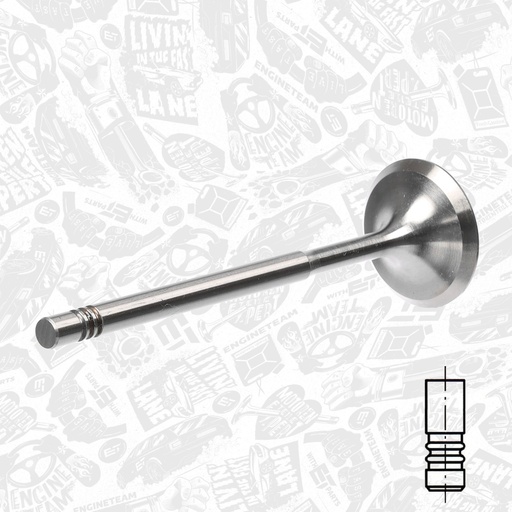 [VI0030] Válvula de admisión ET ENGINETEAM VI0030