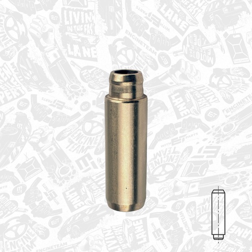 Guía de válvula ET ENGINETEAM VG0002