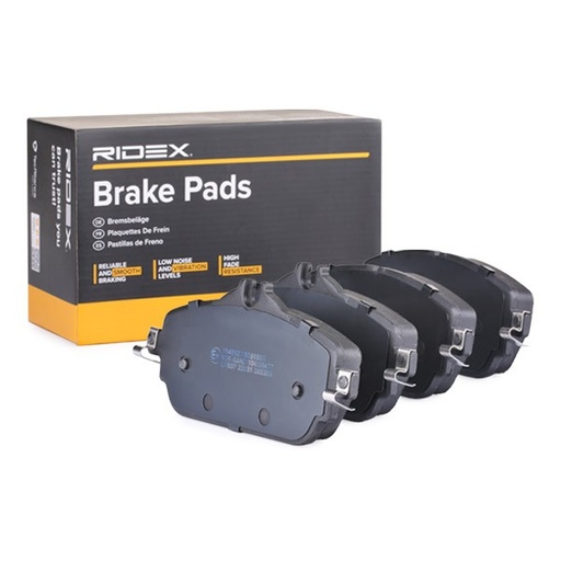 [402B0823] Pastillas de freno delanteras RIDEX 402B0823