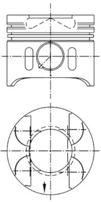 [97409600] Pistón KOLBENSCHMIDT 97409600