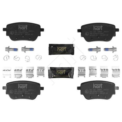 [263326, HR1297.01] Pastillas Freno Traseras  M-BENZ A200 (282.914)